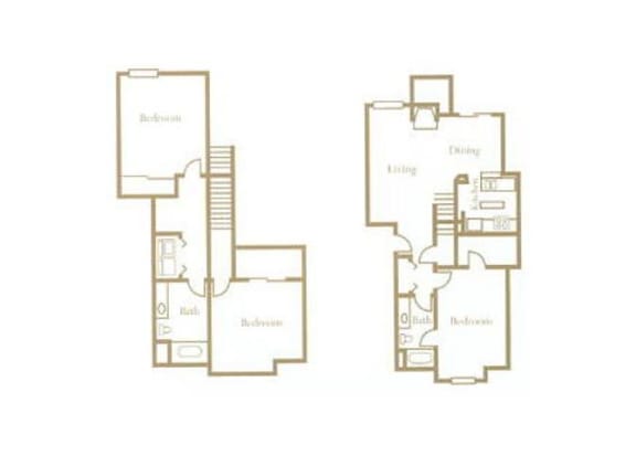 3 Bed - 2 Bath, 1250 sq ft
