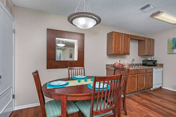 large kitchen space apartments