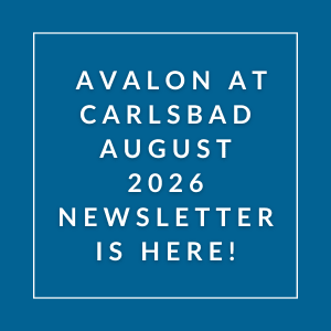 Avalon at Carlsbad August 2026 newsletter.