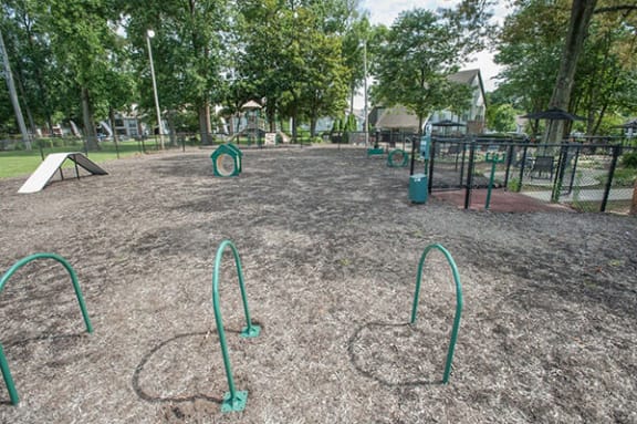 bark park at apartment complex