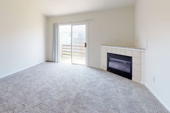 fireplace at bloomfield townhomes