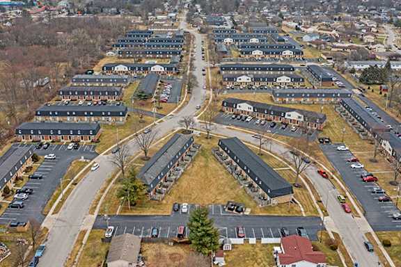 Off street parking for Bayberry Place Apartments