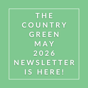 The image announces the availability of the Country Green May 2026 newsletter.