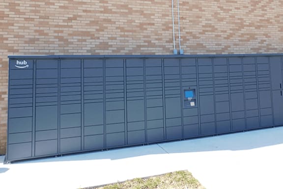 Amazon Hub Locker amenity at City Limits Apartments