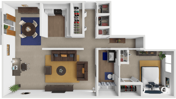 Floor Plan  Centre Ridge Apartments Armbrust 1 Floor Plan