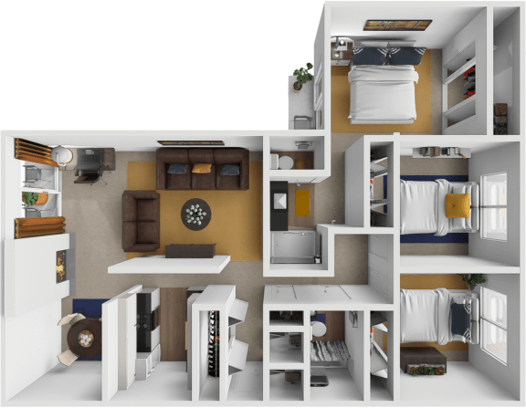 Floor Plan  Centre Ridge Apartments Paddock 1 Floor Plan