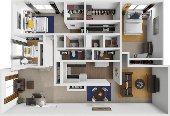 Centre Ridge Apartments Paddock 2 Floor Plan