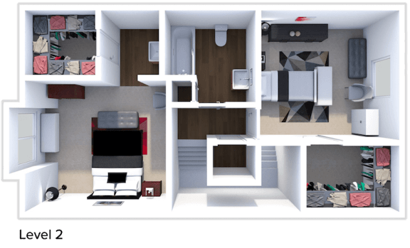 Barcelona Floor Plan Level 2