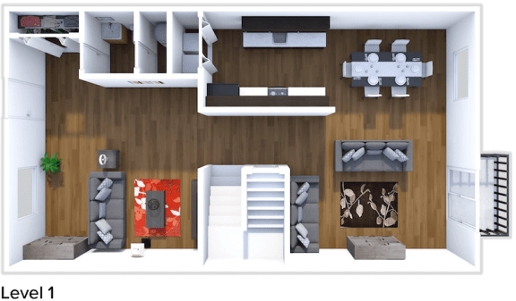 Corsica Floor Plan Level 1