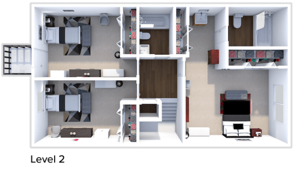Corsica Floor Plan Level 2