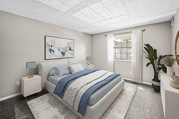big apartment bedrooms in Akron