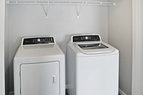 In-home washer and dryer at the district at ashland apartments