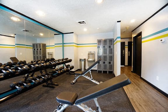 Free Weights at Forest Pointe Apartments