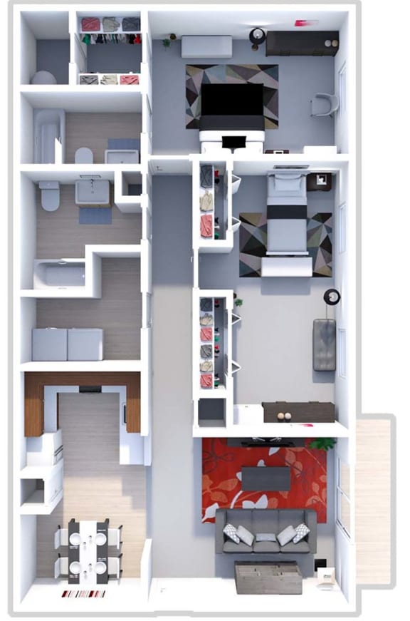 a floor plan of a house