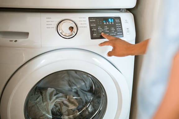 washer dryer connections at greenmar apartments