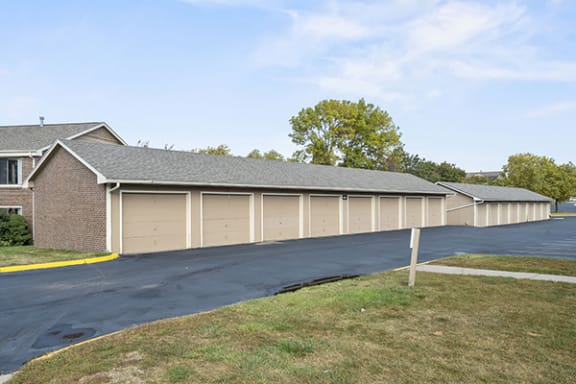 community garage at Granite Valley Apartments