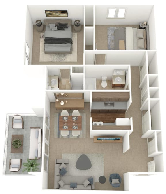 Floor Plan  a floor plan of a 1 bedroom apartment at the crossings at white marsh apartments in white marsh