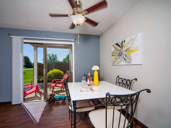 Dining Area with Attached Patio