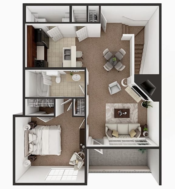 one bedroom apartment in lubbock TX