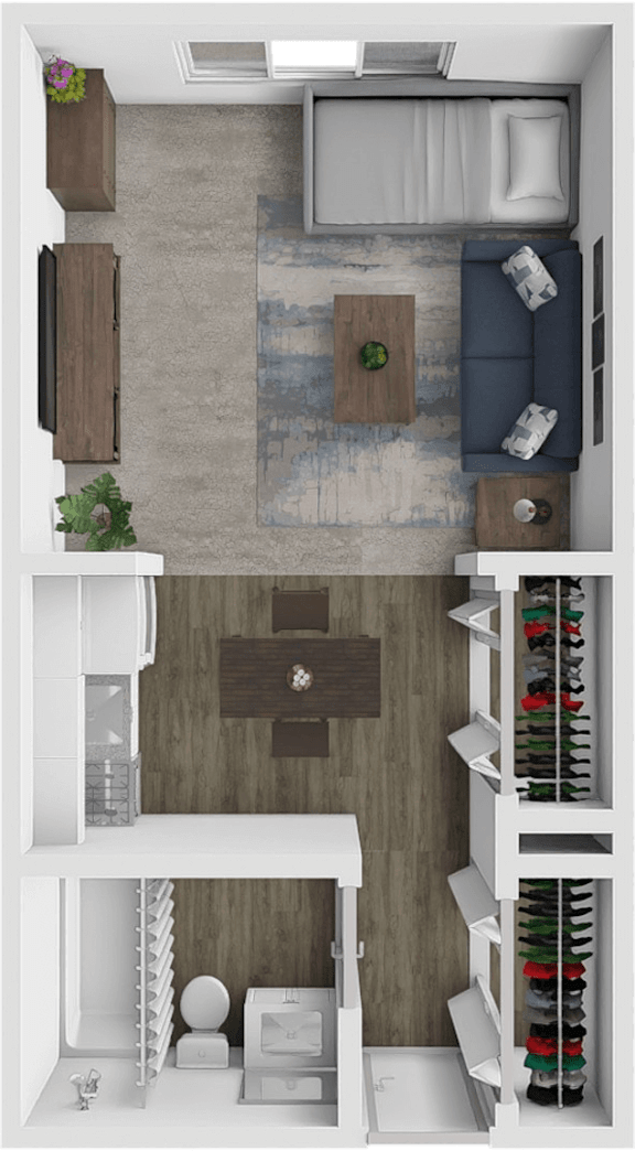 Dinghy floor plan