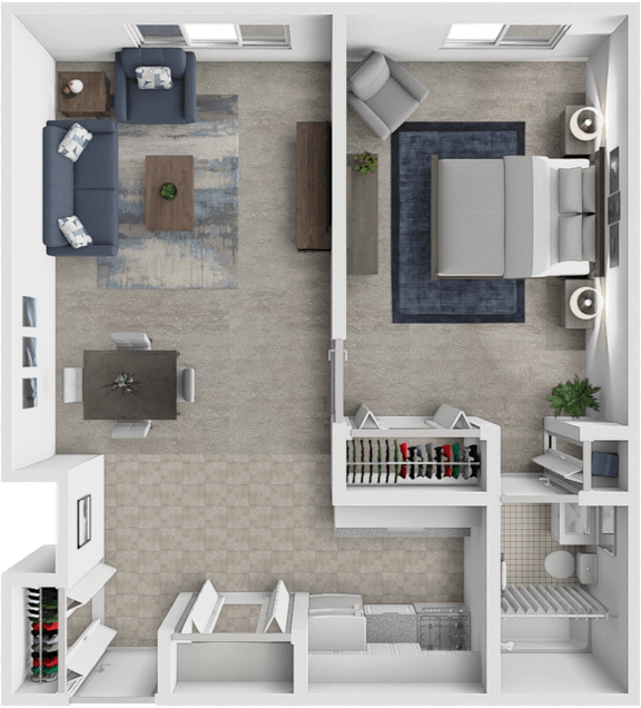 Pontoon floor plan