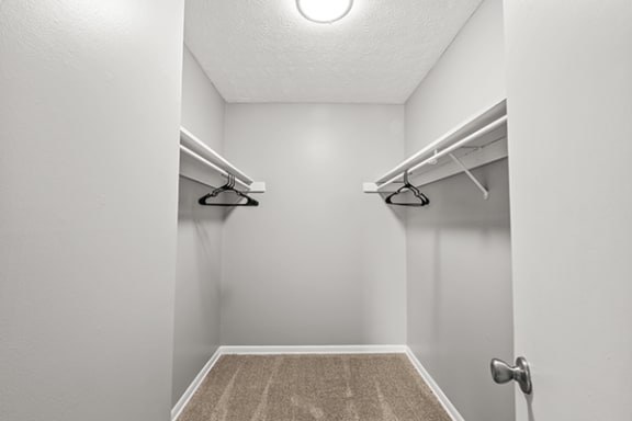apartment with closet