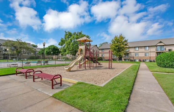 community playground at morgan's landing