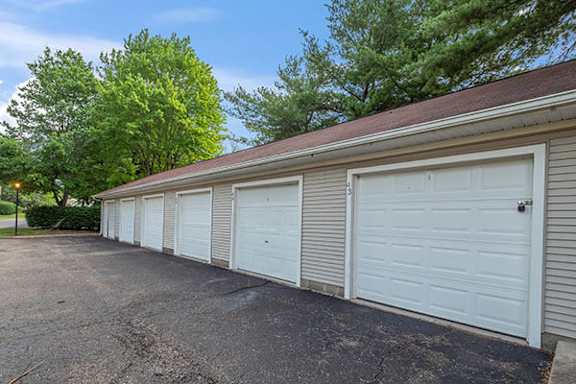 rentable garage at McMillen Woods Apartments