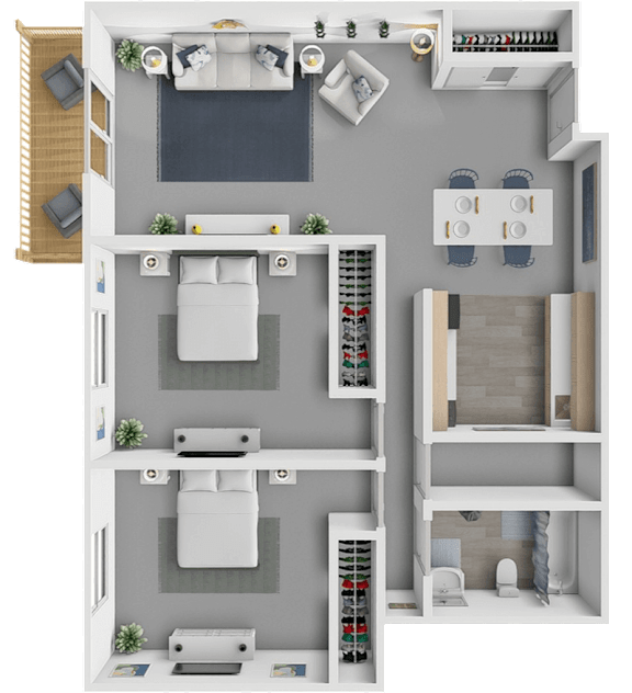 2 bedroom apartment in Cedar Rapids