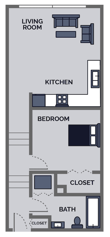 Floor Plan  1 bedroom apartment floor plan