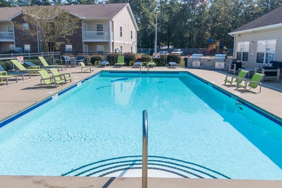 swimming pool at The Park Apartments