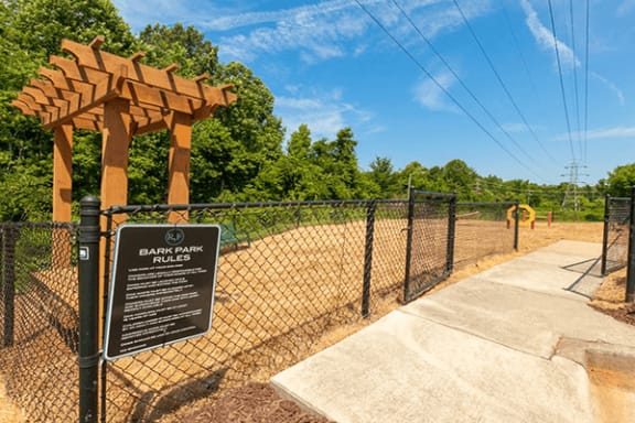 Apartment Dog Park at Residences at Forestdale