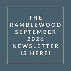 The image announces the release of the Rumblewood September 2026 newsletter.