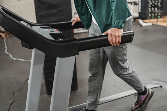 apartment community with fitness center