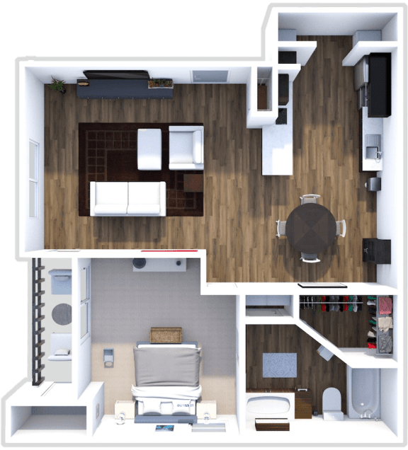 the brazos floor plan at summer brook apartments in longview texas