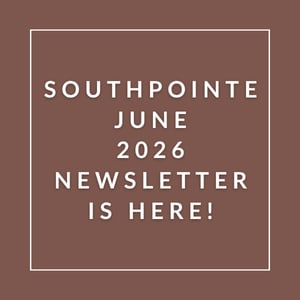The image announces the availability of the Southpointe June 2026 newsletter.