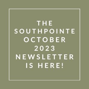 an image of a green background with the words the southpointe october 23
