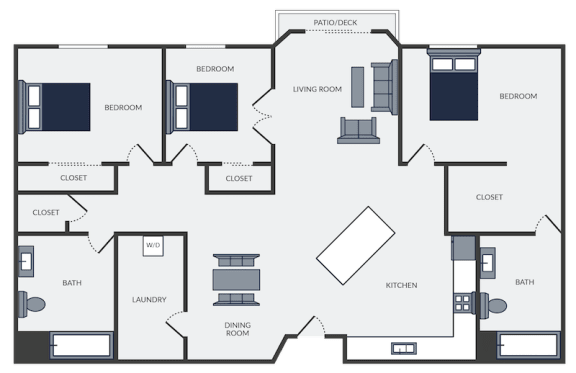 a floor plan of a home