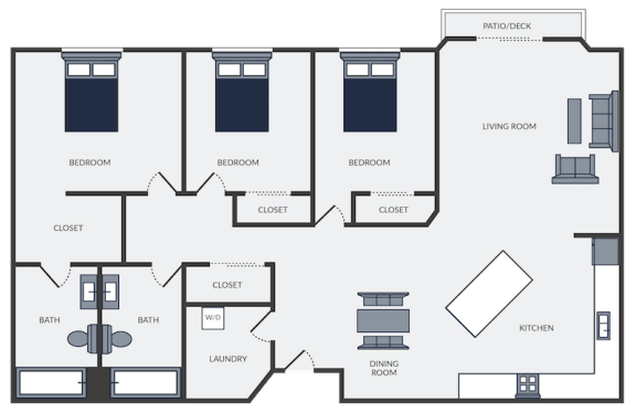 a floor plan of a home