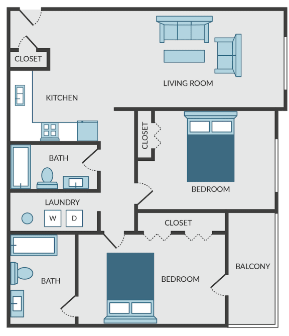 Floor Plan  a blueprint of a floor plan of a house