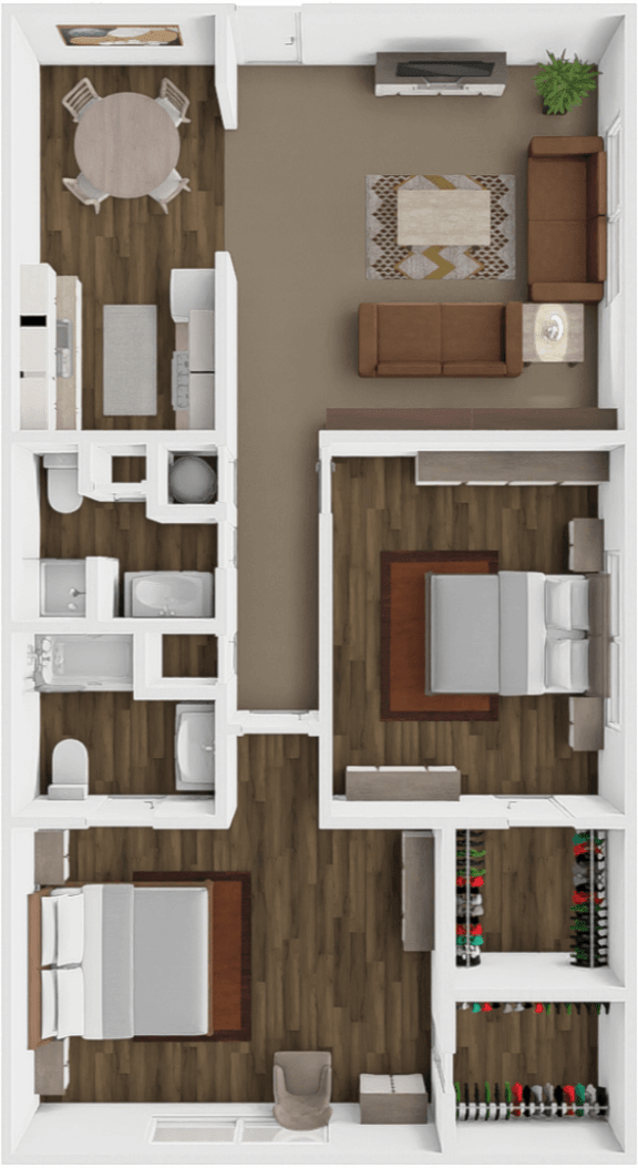 One & Two Bedroom Apartments in Little Rock, AR The Berkley