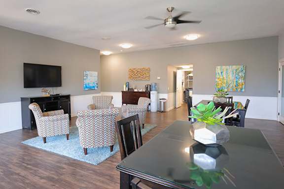 community clubhouse at The Creek at Forest Hills Apartments