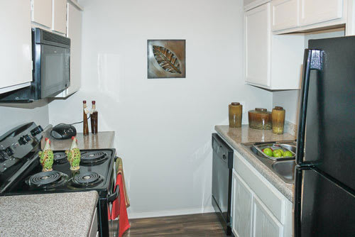 kitchen at Timber Ridge Apartments