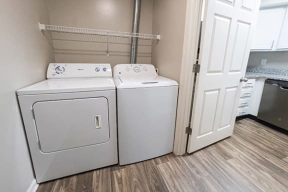 in-unit washer and dryers at plaza at lamberton