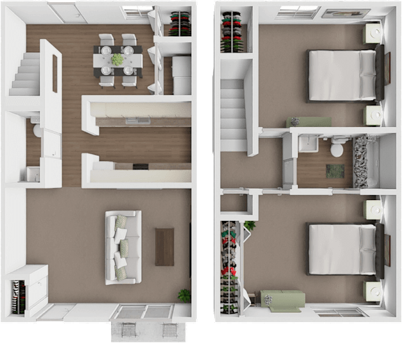 2 bedroom townhome at madison grove townhomes