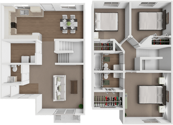 3 bedroom townhome at madison grove townhomes