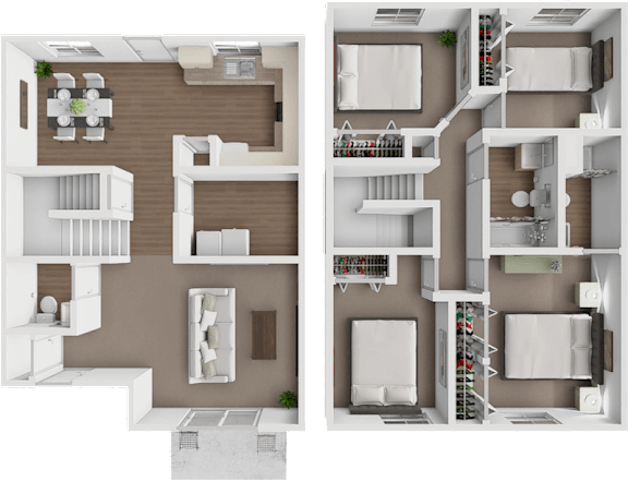 4 bedroom townhome at madison grove townhomes
