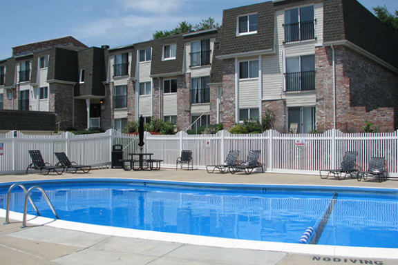 swimming pool at apartments