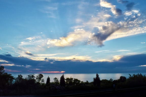 views of Lake Michigan