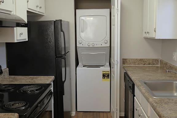 In Home Stackable Washer and Dryer
